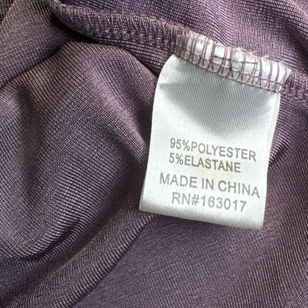 Princess Polly Purple Party Time Retro Oversized Faux Wrap‎ Mini Dress Size 8 - Picture 7 of 11